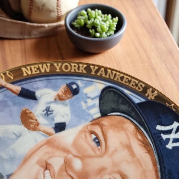 MICKEY MANTLE Plate LIMITED EDITION Hamilton Collection New In Box w/ Paperwork - Picture 11 of 13